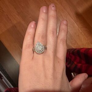 Zales 1/2 ct pear engagement ring